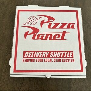 Toy Story Pizza Planet Delivery Shuttle Box EUC